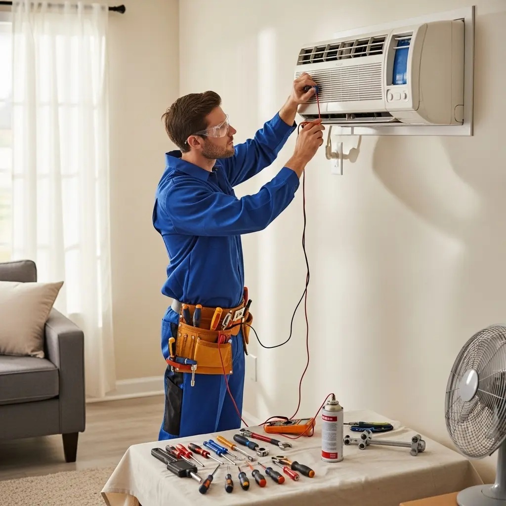Akhisar Daylux Daylux klima gaz dolumu ve bakım – Enerji verimliliği artırıldı. - Teknik servis örneği